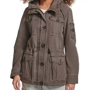 Levi's Women's Gray Utility Jacket 3X